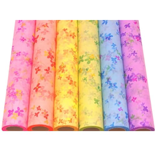 Nonwoven fabric for flower packing paper _Flower Patterns_